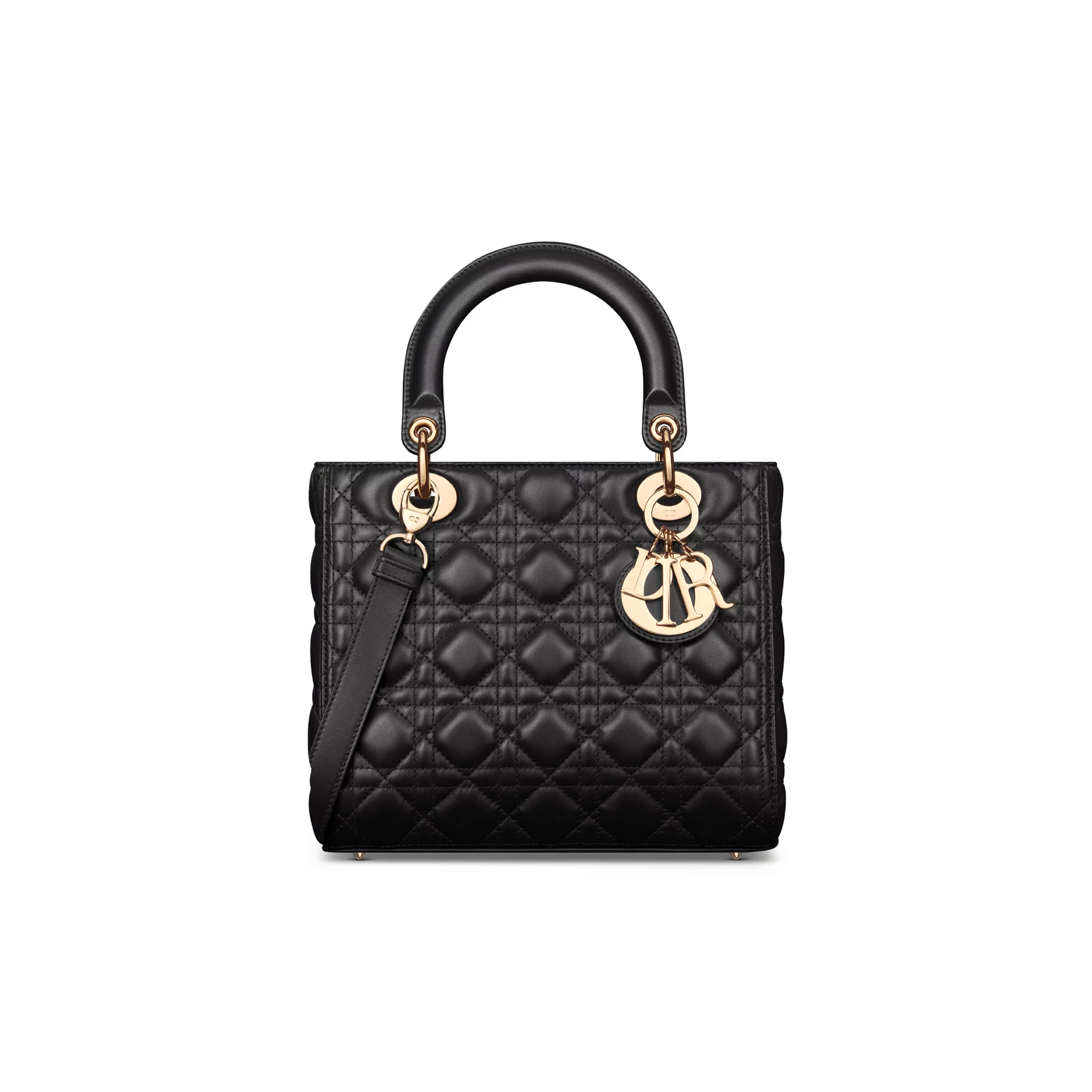 DIOR MEDIUM LADY DIOR BAG M0565ONGE_M900 (23*20*12.7cm)